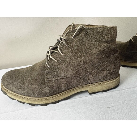 Mens Sorel Chukka Boots 10.5 Green Brown Suede Rugged Outdoors Transitional Gorp - Picture 10 of 16